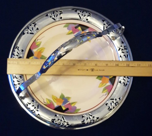 1930er Art Deco "Tulpe" Schale Umbertone Farberware Chrom von Leigh Potters - USA - Bild 2 von 7