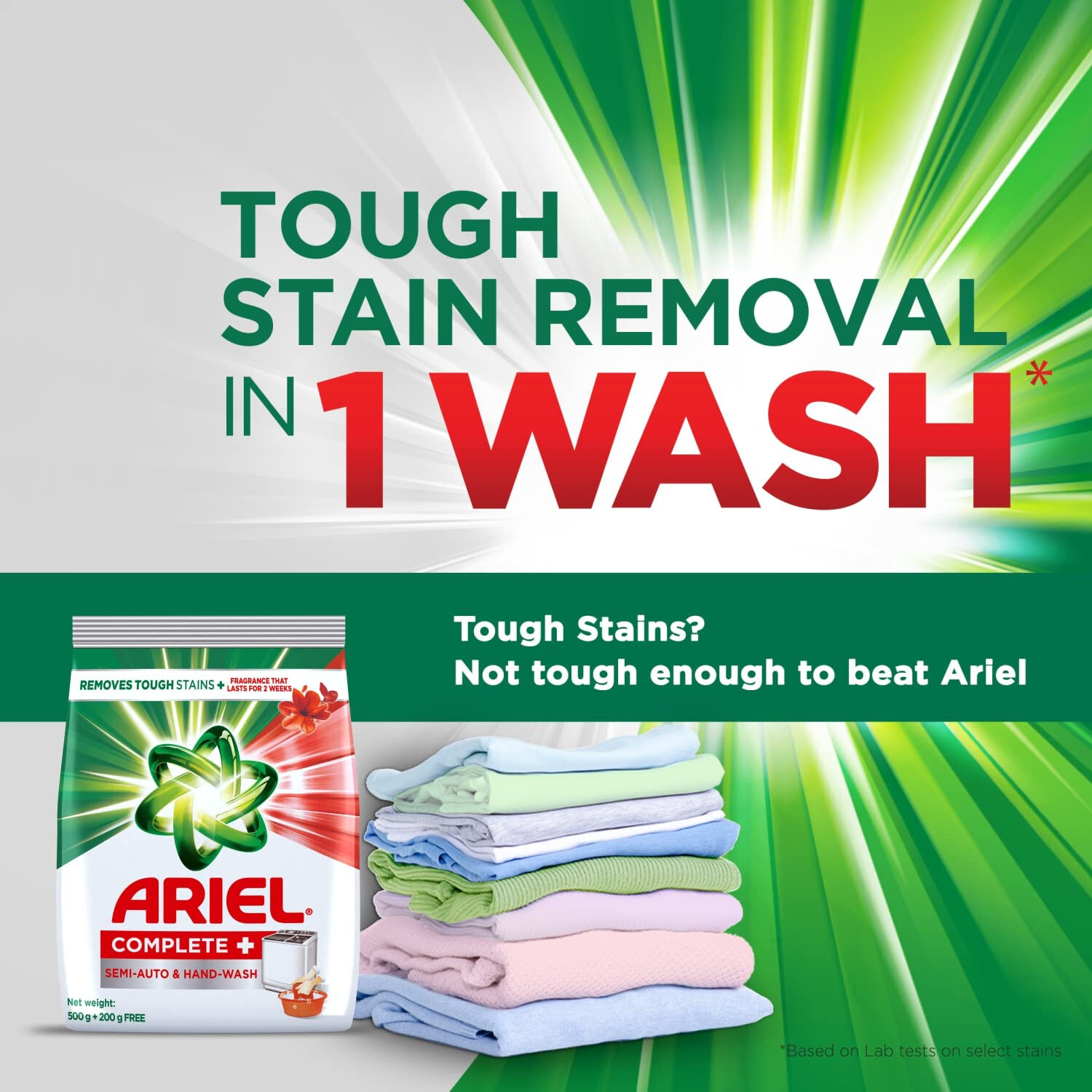 Ariel Complete Detergent Washing Powder 500 g with Free 200 g eBay