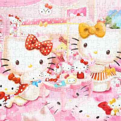 キティ ミ・◦・ミ キティちゃんネイル ﾐ・◦・ﾐ🎀 どうしても公式のパーツ使いたく