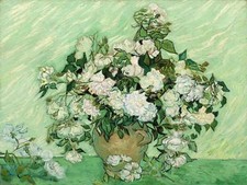 Roses by Vincent van Gogh flowers Tile Mural Kitchen Backsplash Ceramic 10x8