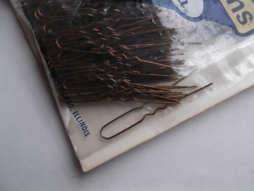 Gayla Hold Bob Hair Bobby Pins In Original Card Stock 1950s Vintage Advertising - Picture 2 of 3