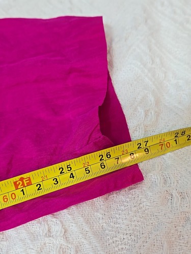 100% SILK Pink/Purple Glam Mean girls-- Top Medium, Pants Small  HAS BEEN WASHED - Picture 8 of 9