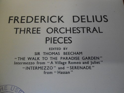 FREDERICK DELIUS Three Orchestral Pieces - Hawkes Pocket Scores No.23 - Picture 6 of 14