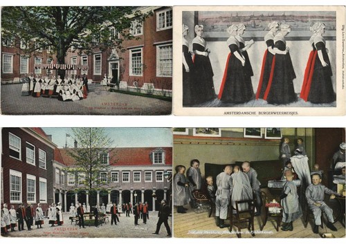 ORPHANAGE AMSTERDAM NETHERLANDS 21 Vintage Postcards pre-1920 (L4354) - Bild 4 von 6