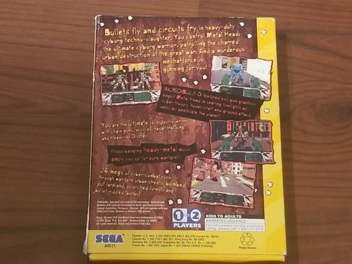 Metal Head (Sega Genesis 32X, 1995) Metalhead - Picture 2 of 3