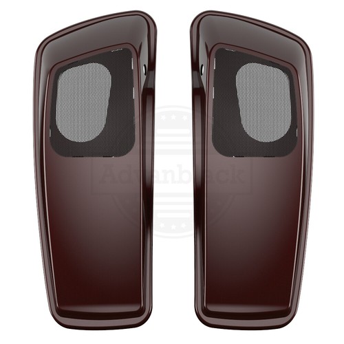 Twisted Cherry Saddlebag Speaker Lids fit Harley Street Road King Electra 14+ - Picture 3 of 9