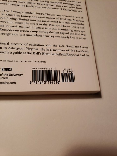 I Held Lincoln: A Union Sailor's Journey Home Paperback Book - Picture 3 of 15