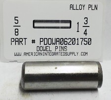 5/8X1-3/4 DOWEL PINS ALLOY STEEL PLAIN (25)