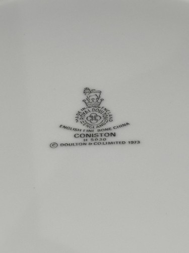 Royal Doulton Cake Plate, Sandwich Plate, Eared Plate Coniston H5030 26.8Cm Wide - Picture 3 of 5
