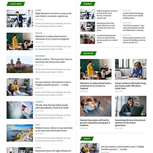 World Express News Websites Design for Sale with Free VPS Web Hosting - Picture 3 of 6