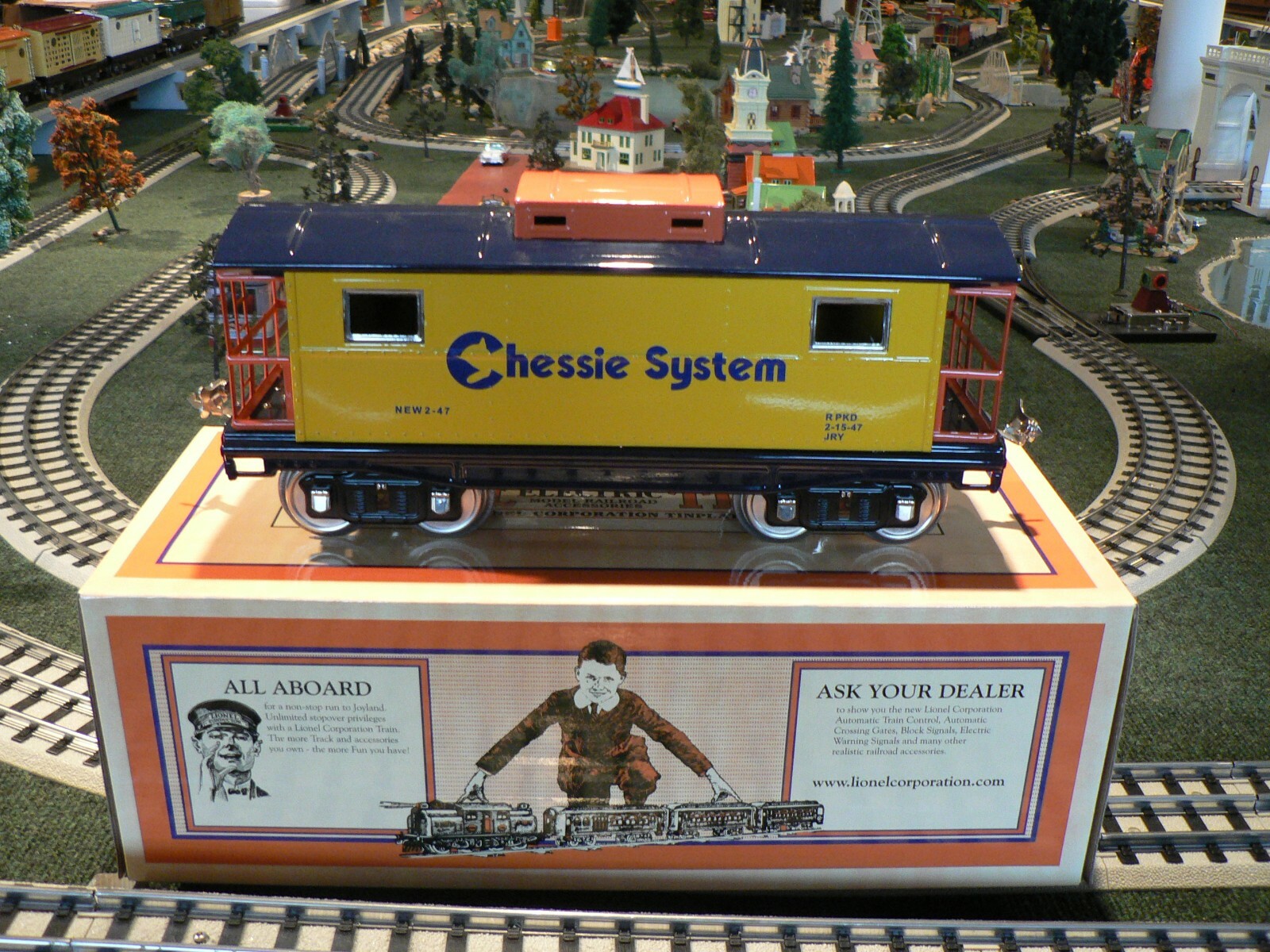 LIONEL Chessies systemståard Caboos LN OB LIONEL Chessies systemståard Caboos LN OB