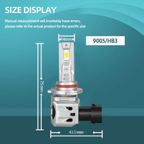 Faro LED ALTO/BAJO M7Y blanco para Chevy Silverado 1500 2500HD 2007-2020 - Imagen 9 de 15