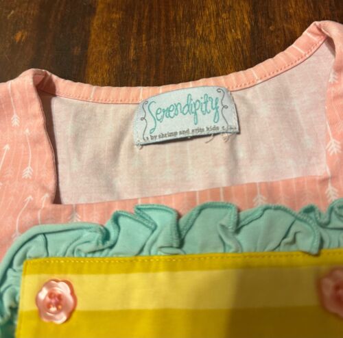 Serendipity Gamberetti e Granaglie Tazze da Tè Multicolore per Bambini Rosa Pois Ragazze L 7-8 - Foto 4 di 5
