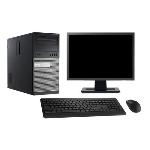 PC Tour Dell OptiPlex 9010 Ecran 19" i3-2120 RAM 8Go SSD 120Go Windows 10 Wifi - Photo 2/9