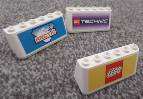 3x Lego Sport Fußball Soccer Werbung Platz Absperrungen