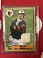 2022 Topps Series 1 Ryan Mountcastle #87R-RM 1987 Inset Bat Relic mint Orioles