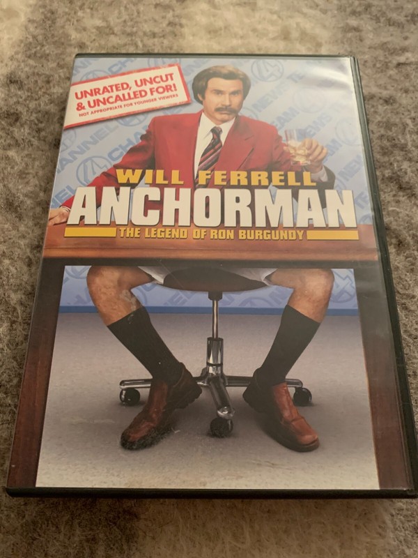Anchorman w/ Will Ferrel   (UNRATED-UNCUT-& UNCALLED FOR DVD)