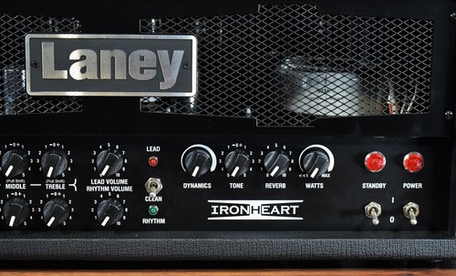 Laney IRT60H Ironheart All Tube 3 channel 60 Watts Guitar Amplifier Head - Picture 5 of 11