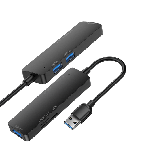 Portable Multi-Port OTG Function Type-C Splitter Hub Adapter SMicro D Reader - Picture 6 of 16