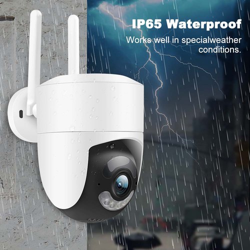 4MP Surveillance Camera 5G WIFI IP 360° PTZ Night Vision Cam TUYA Google/Alaxe - Picture 16 of 26