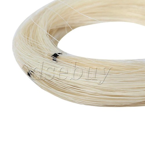 String Violin Viola Replacement Parts 60 Hanks Bow Hair Horse Hair 32inch - Picture 8 of 8