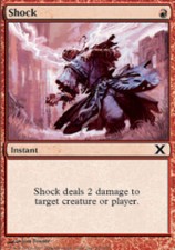 4 Shock ~ Near Mint 10th Edition 4x x4 Playset MTG Magic Red Card UltimateMTG