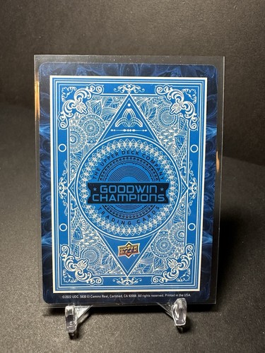 AUSAR THOMPSON 2022 Upper Deck Goodwin Champions Playing Cards - 4 Diamonds - Picture 2 of 2