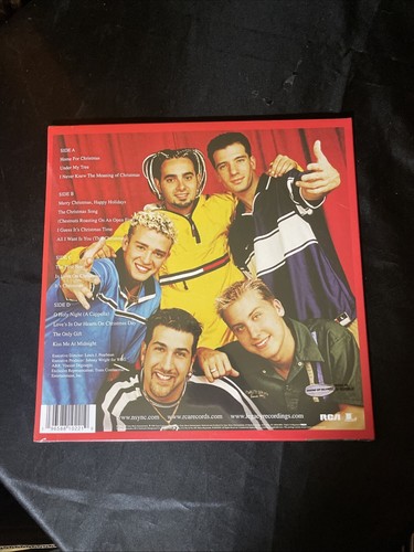 NEW NSYNC Home for Christmas 2 LP Opaque Green Vinyl Target Exclusive Sealed - Picture 2 of 2