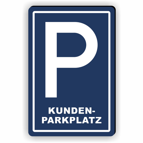 Kundenparkplatz Gästeparkplatz Besucherparkplatz Schild Geschäftsparkplatz D10 - Afbeelding 1 van 1