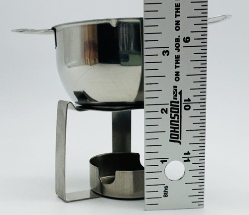 Set of 3 Butter Warmer Lobster Bake Metal king crab vintage in Original Box EUC - Picture 10 of 11