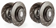 EBC Brake Discs Black Dash Front+Rear for Audi A4 (8K2, B8) A5