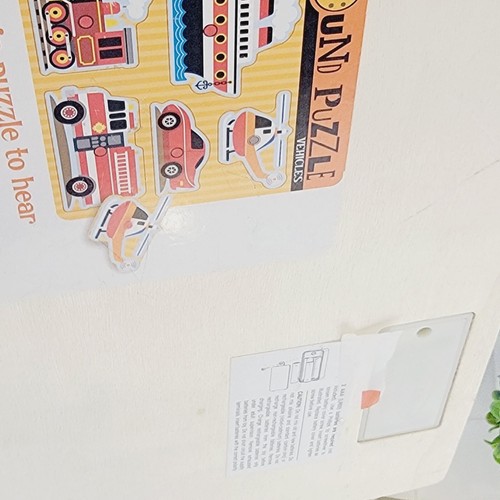 LOT - 4 MELISSA & DOUG Sound Puzzles Vehicles Pets Music Instruments School Bus - Picture 7 of 9