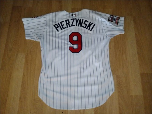 Russell Athletic Diamond Minnesota Twins Anthony John Pierzynski Sewn Jersey 48 - Picture 9 of 11