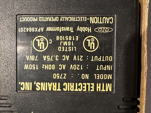 MTH Rail King Z-750 Hobby Transformer Power Unit APX864201 - Picture 4 of 7