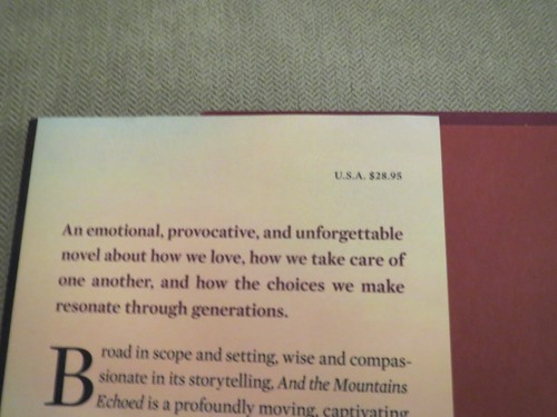 And the Mountains Echoed by Khaled Hosseini (2013, Hardcover), Brand New - Imagen 9 de 12