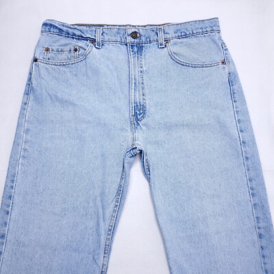 Vintage Levi's 505 🇺🇸 USA MADE Straight Leg 38x30 Light Blue