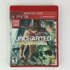 Uncharted Drake's Fortune (Playstation 3 PS3, 2009) Disc and Case, Tested
