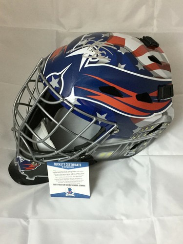 BRADEN HOLTBY SIGNED WASHINGTON CAPITALS GOALIE MASK BECKETT BAS COA S08695 - Picture 1 of 3