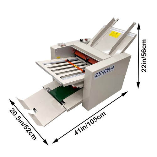 NEW Automatic Paper Folding Machine 110V Adjustable Paper Folder Document Folder - Picture 3 of 22