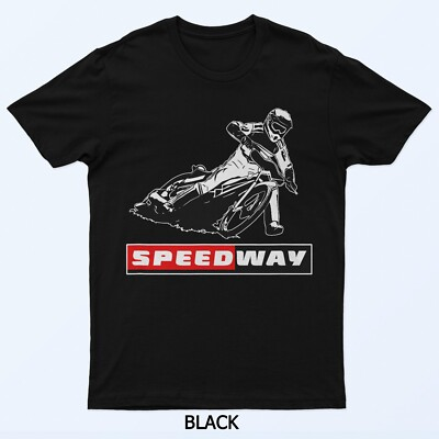 #ad Speedway Motorcycle Railway Sports Motorcycle Racing T Shirt $17.99