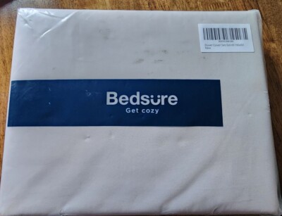 Bedsure Get Cozy White Queen Sheet Set With Pillow Cases