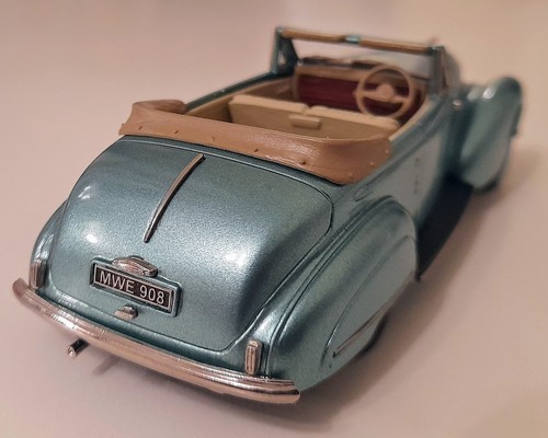 HUMBER SUPER SNIPE DHC by Lansdowne, Met.Green, Scale 1/43, White Metal. - Picture 4 of 9