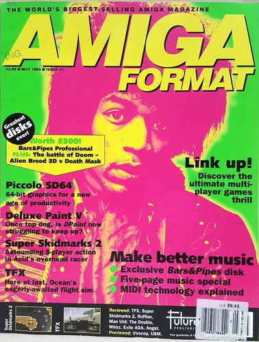 Revista Formato Amiga con Discos ©Mayo1995 Barras y Tubos Raza Alienígena Máscara de la Muerte 3D + MÁS - Imagen 4 de 12