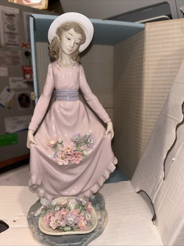 LLADRO #5027 FLOWERS IN A BASKET / Store Owned / Original Box / 1978 - Bild 2 von 8