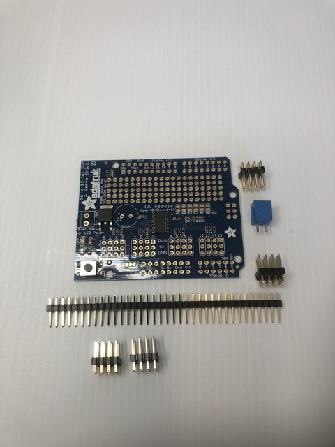 Adafruit 16 Channel 12 Bit PWM Servo Shield for Arduino 1411 Adafruit 16 Channel 12 Bit PWM Servo Shield for Arduino 1411