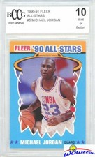 1990 Fleer All Star #5 Michael Jordan Beckett 10 MINT HOF GOAT   
