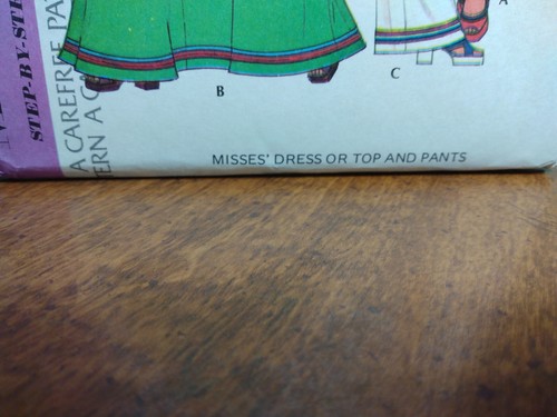 McCalls 3634 Nähmuster Misses Top Hose Kleid Größe 12 Büste 34 Neu aus altem Lagerbestand ungeschnitten - Bild 6 von 14
