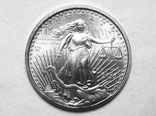 Daniel Carr - 2015 "Birther" St Gaudens Liberty - 50mm 2 Troy Oz.999 Fine Silver
