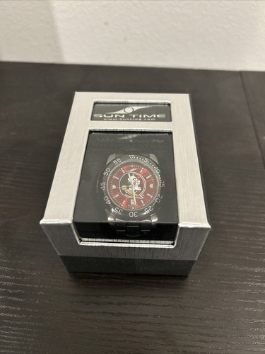 Sun Time Herren FSU NCAA Lizenzierte Fantom Anochrome Sportuhr