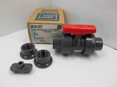 SPEARS 3639-007 TU 2000 PVC Ball Valve Socket/FIPT 3/4'', Viton O Ring, 3639007